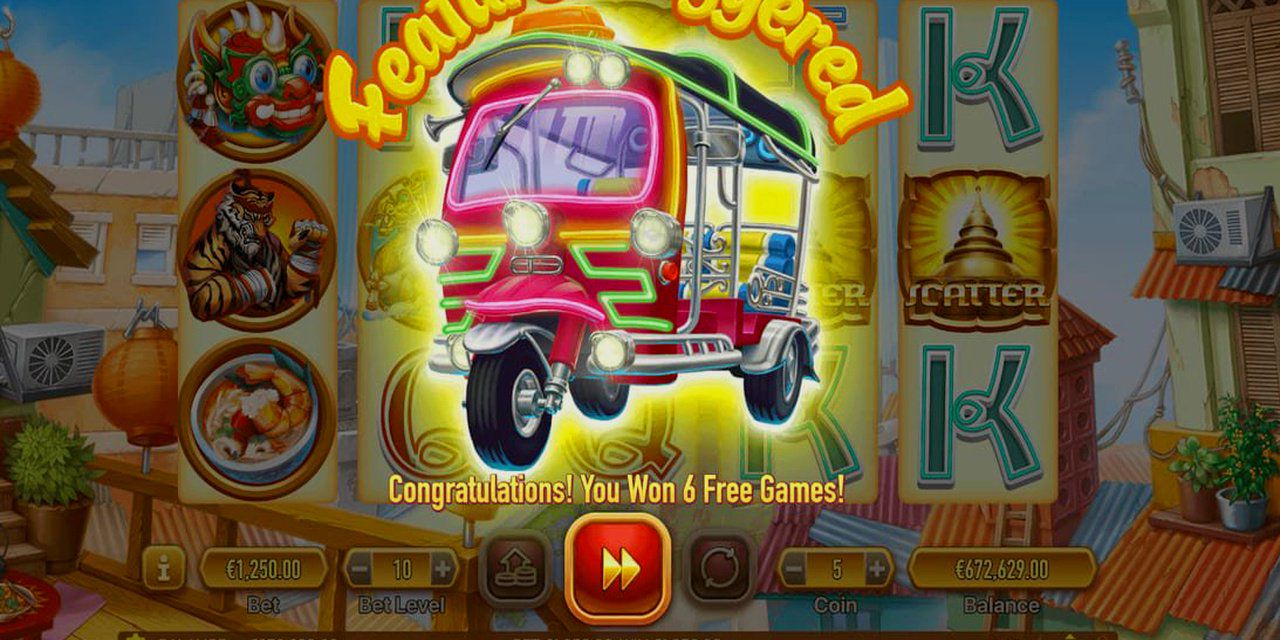 Tuk Tuk Thailand · Layar Aplikasi QQRP