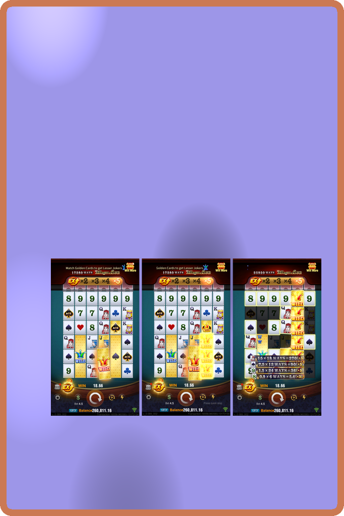Mega Ace · Layar Aplikasi QQRP